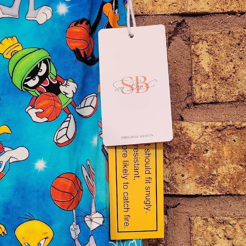 Bamboo Snug Bugs Co Space Jam Bamboo Pajama Pants Size Small - Picture 6 of 10